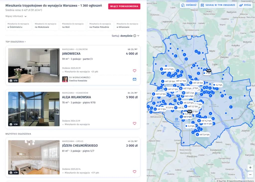 Ile kosztuje wynajem mieszkań w Polsce? Sprawdź aktualne ceny!