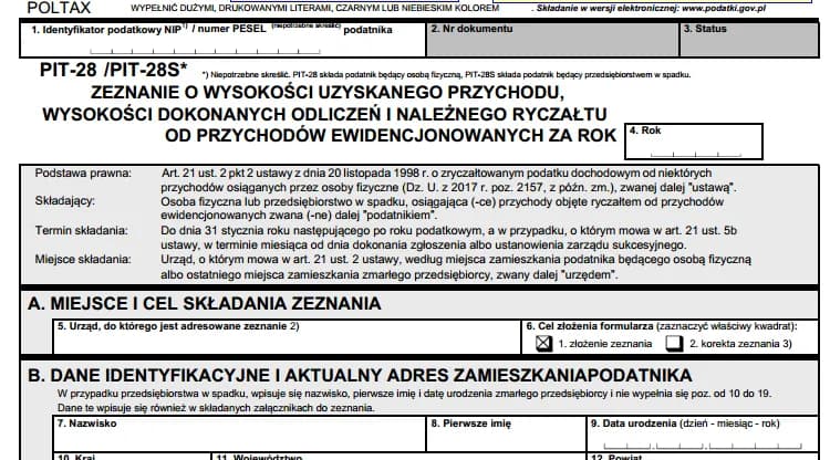 Kiedy złożyć PIT-28 za wynajem mieszkania, aby uniknąć kar?